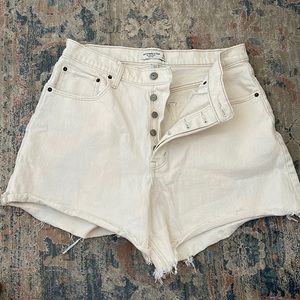 Abercrombie White Shorts